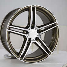 China supply new design 18 inch 5 hole ET30-35 PCD 112-120 die casting alloy wheel for car